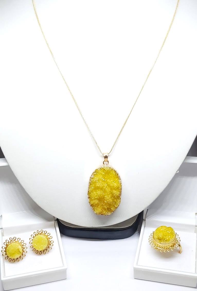 Yellow Silced Agate