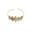 Labradorite Adjustable Bangle