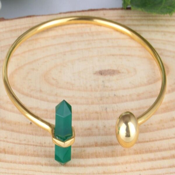 Green Onyx Bangle