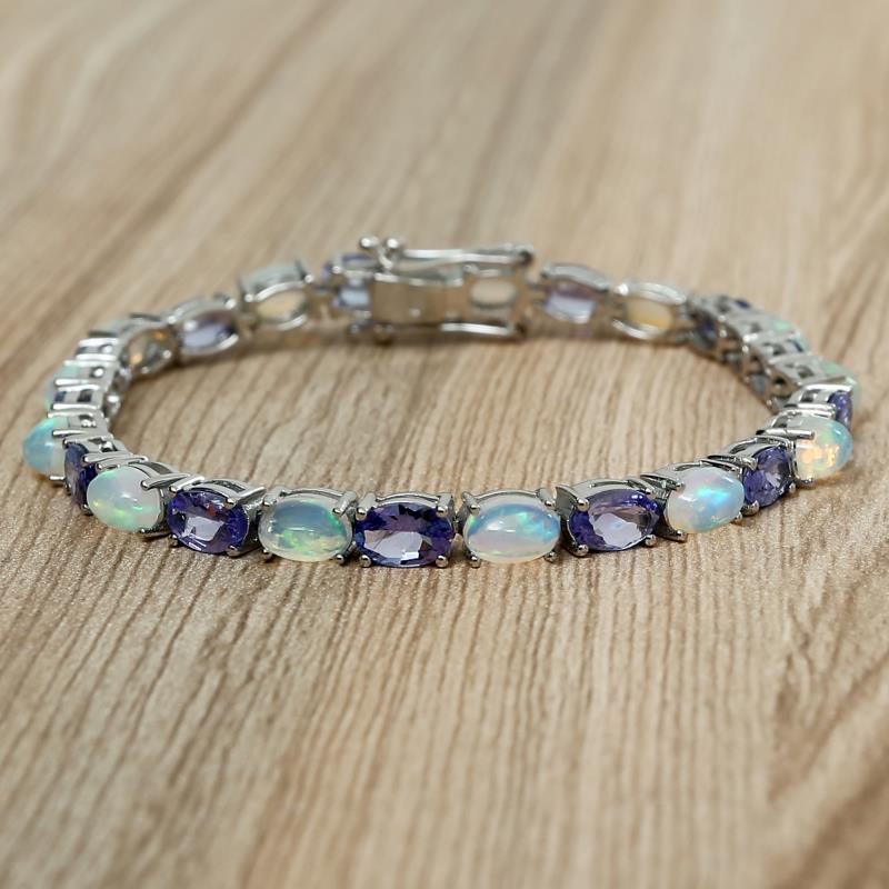 Ethipian Opal & Tanzanite Tennis