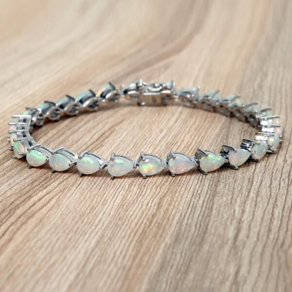 Ethiopian Opal Tennis Bracelet