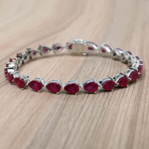 Ruby Tennis Bracelet