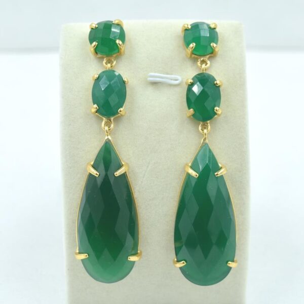 Green Onyx Earrings