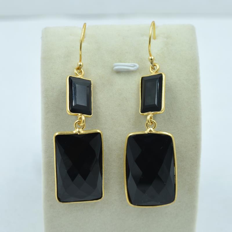 Black Onyx Earrings