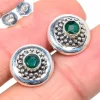 Handmade Emerald Gemstone Drop & Dangle Earrings, 925 Solid Sterling Silver Jewelry Earrings beautiful girls earring