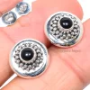 Natural Black Onyx Gemstone Drop & Dangle Earrings, 925 Solid Sterling Silver Jewelry Earrings Beautiful black onyx earrings