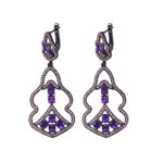 Amethyst CZAR Earrings