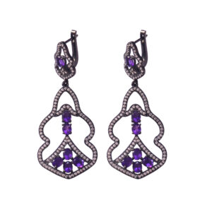 Amethyst CZAR Earrings