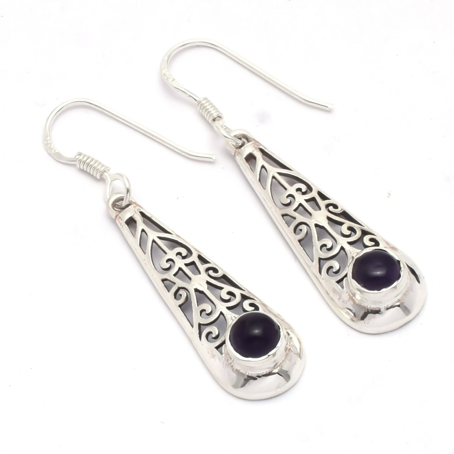 Amethyst Boho Earrings