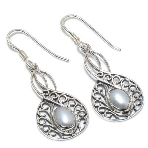 Pearl gemstone link fine earrings handmade making findings components wholesale supplier wholesale charms drop dangle