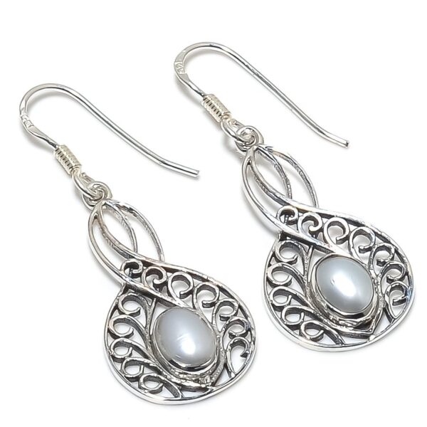 Pearl gemstone link fine earrings handmade making findings components wholesale supplier wholesale charms drop dangle
