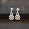 Citrine Gemstone Studs