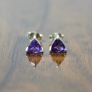 Red Garnet Studs
