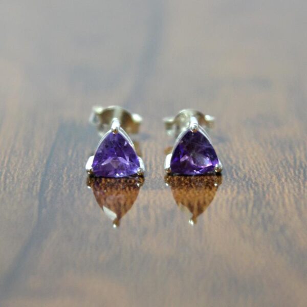 Red Garnet Studs