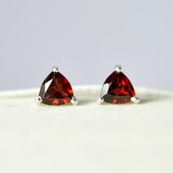 Red Garnet Studs