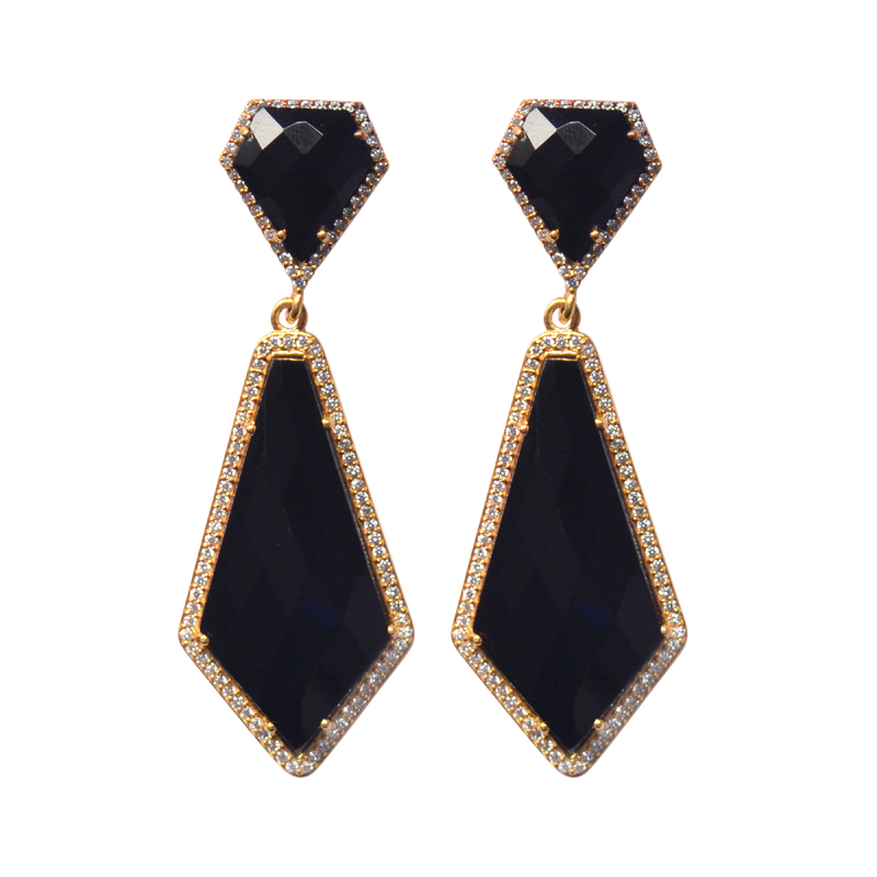 Black Onyx Earrings