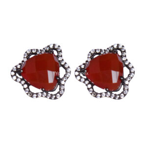 Carnelian Studs