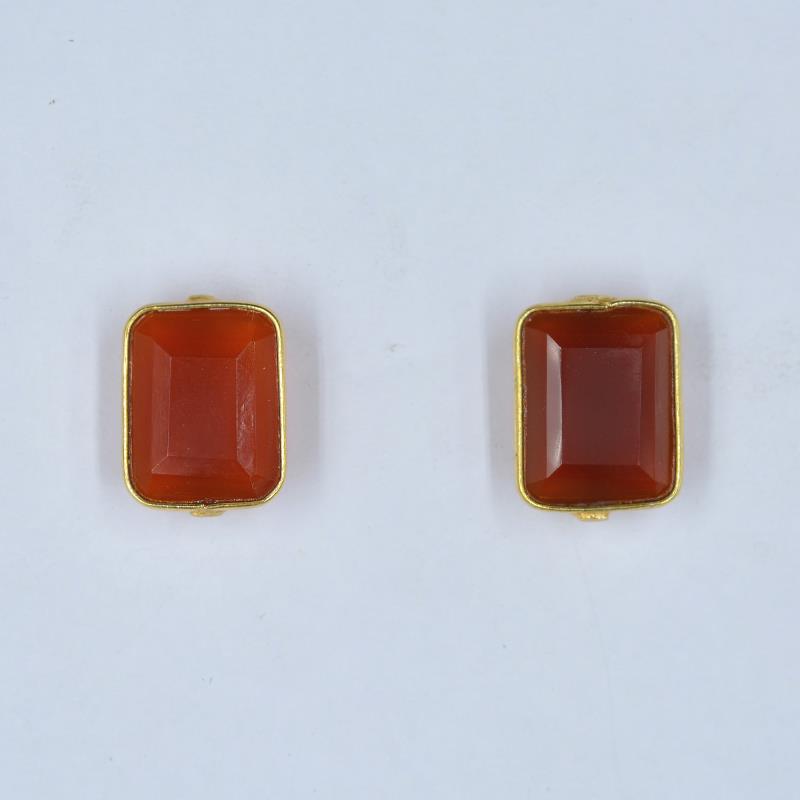 Carnelian Studs Earrings