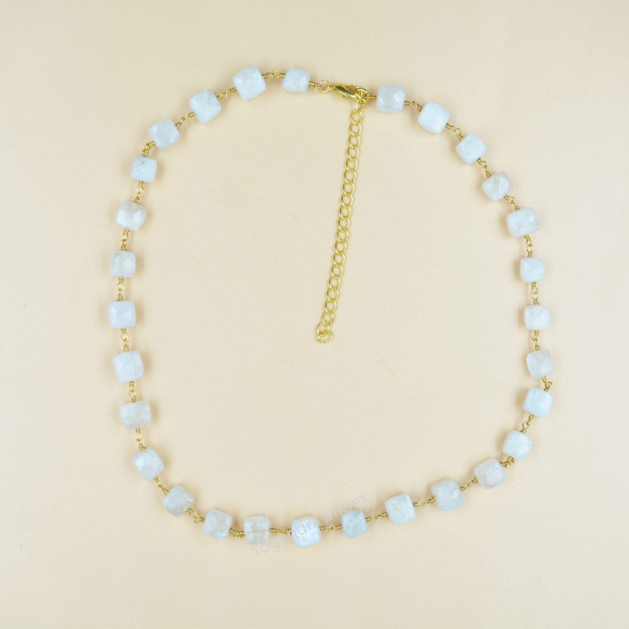 Rainbow Moonstone Necklace