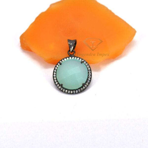 Aqua Chalcedony Gemstone