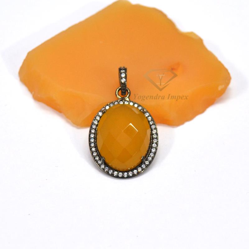 Yellow Chalcedon Gemstone