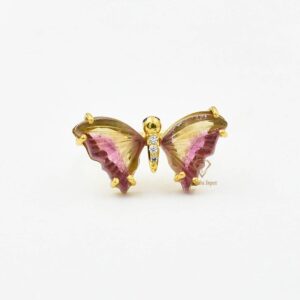 Tourmaline Butterfly ring
