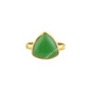 Chrysoprase Chalcedony Trillion