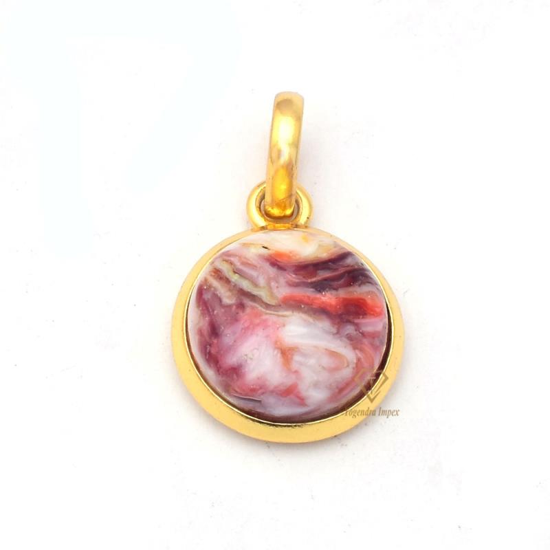 Pink Oyster Pendant