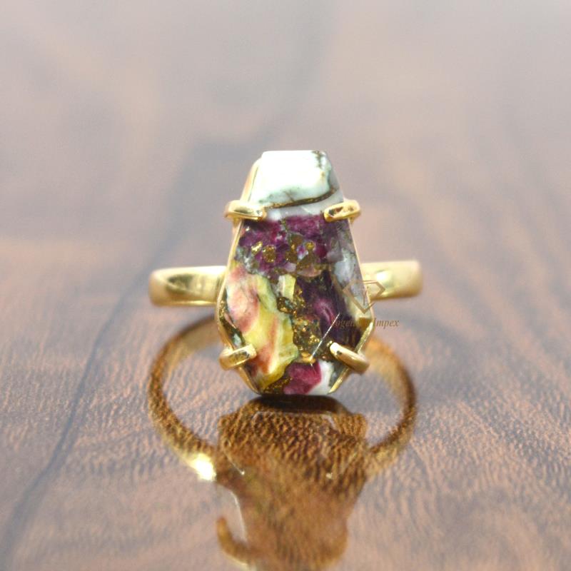 Purple Oyster Ring