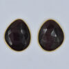 Purple Monalisa Fancy Stud Earrings 925 Sterling Silver