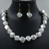 Shell Pearl Box Necklace 925 Sterling Silver