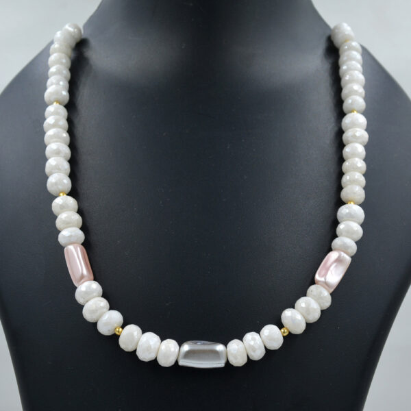 Shell Pearl 10mm With Shell Pearl Box Necklace 925 Sterling Silver