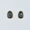 Black Monalisa Fancy Stud Earring 925 Sterling Silver
