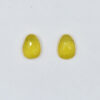 Yellow Monalisa fancy Stud Earring 925 Sterling Silver